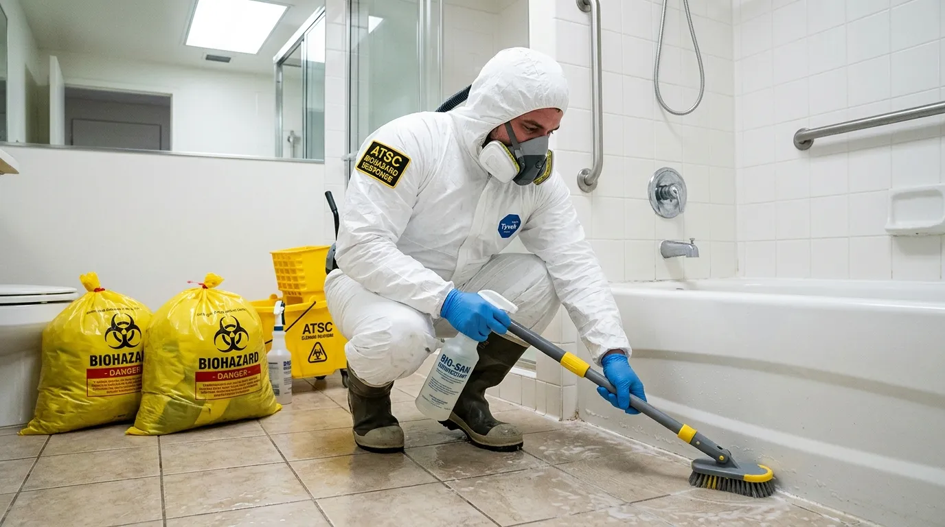 Decontamination equipment deployed for Blood Cleanup in Brent